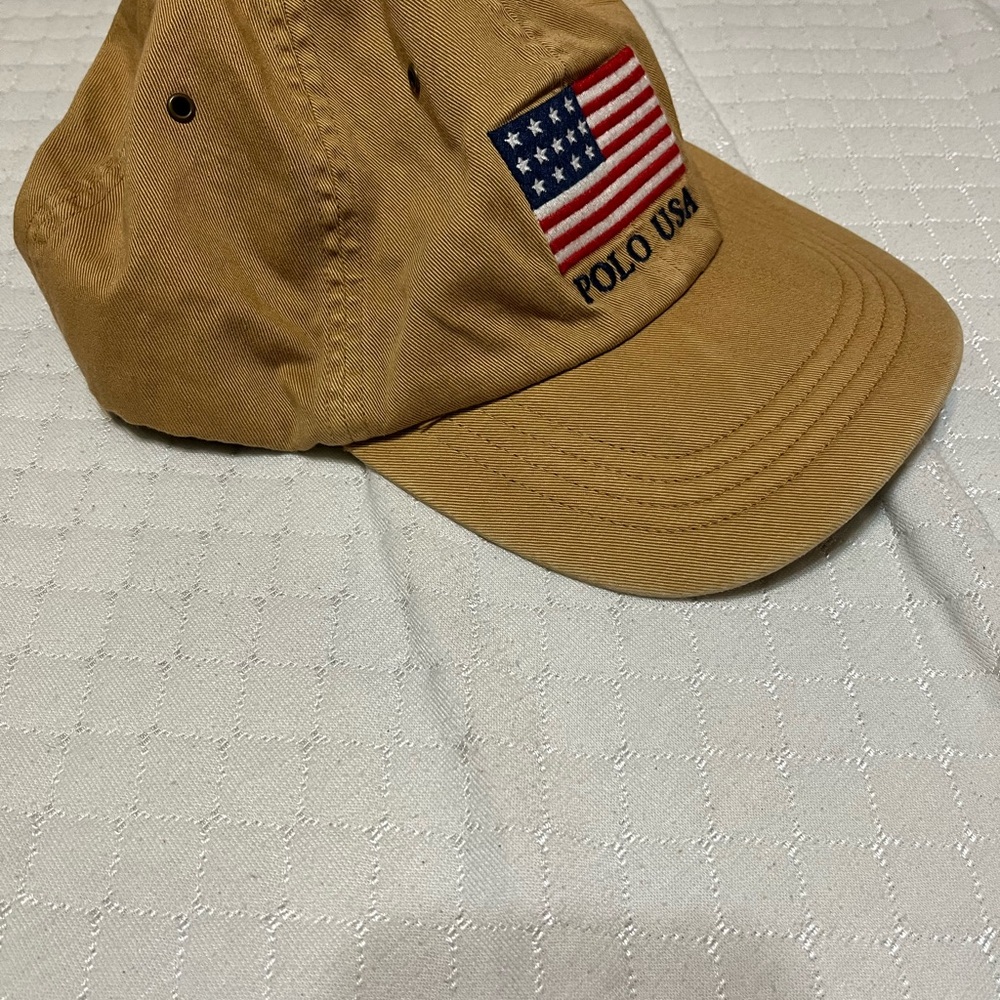 Polo Ralph Lauren USA Tan Cap